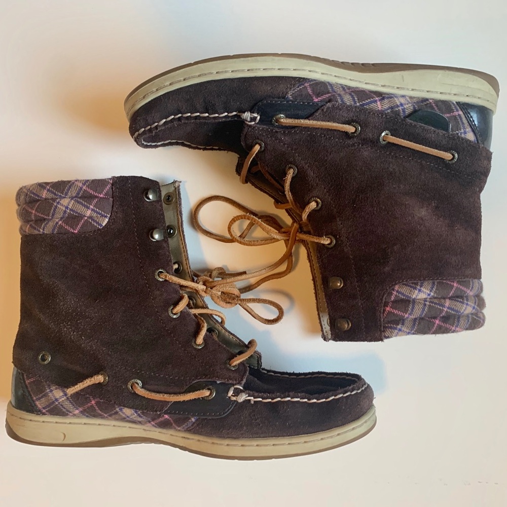 Sperry Hikerfish Suede Lace Up Boots